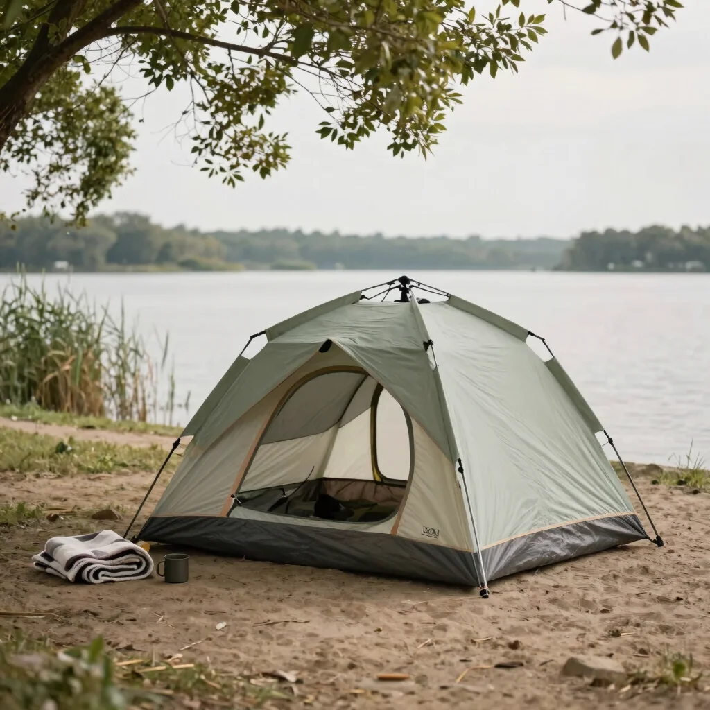 Am See campen, ohne den Tag durchzuplanen